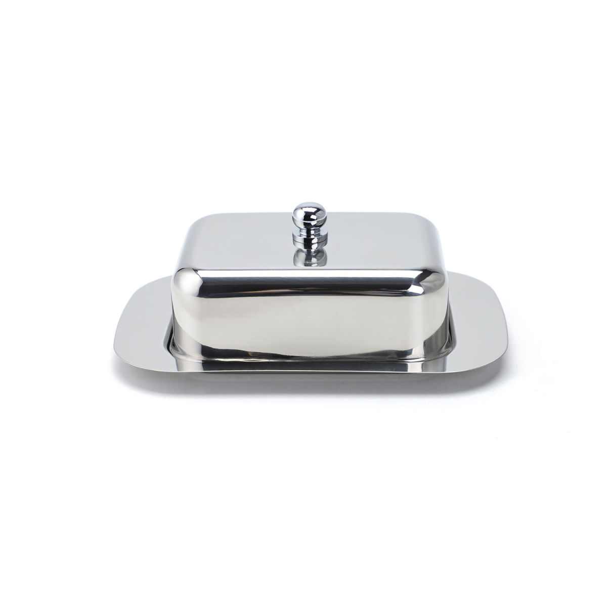 ECHTWERK Butterdose Edelstahl 0.275 l, 19x13x7 cm (LxBxH); silber; rechteckig