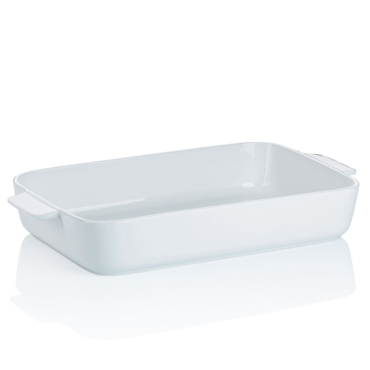 kela Servier-und Auflaufform Ester Porzellan 6000 ml, 40.5x23x6.5 cm (LxBxH); weiß; rechteckig