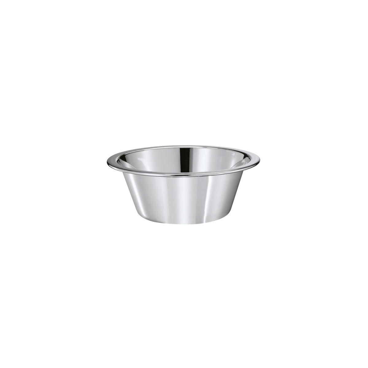 RÖSLE Schüssel konisch mit bordiertem Rand 7 ml, 6.2 cm (H); silber