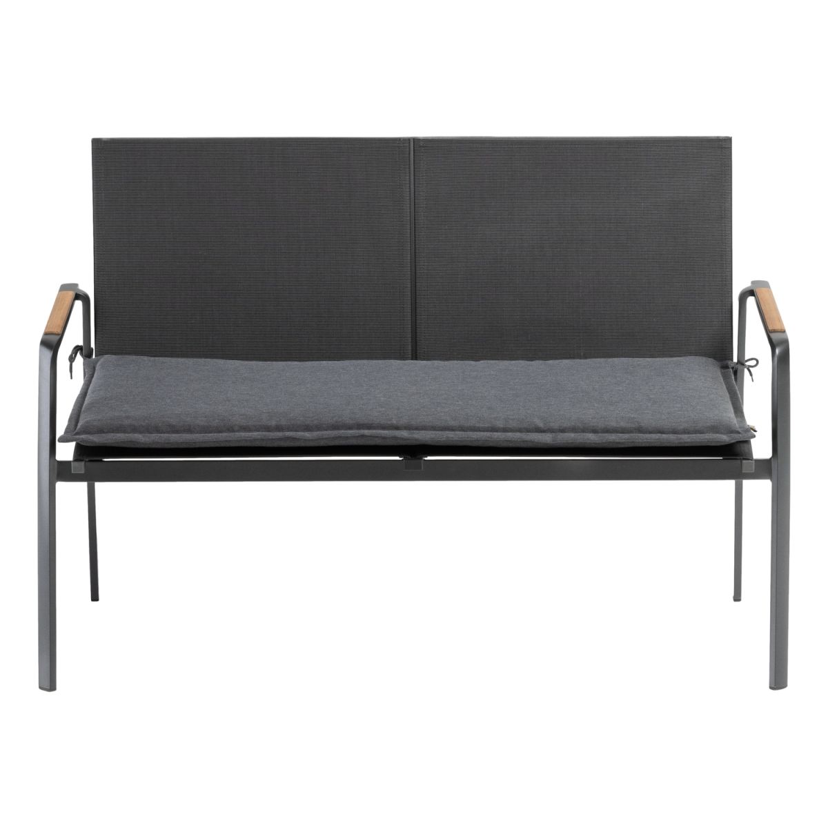 KETTLER Bankauflage DIAMOND 2-er Bank 50x120x5 cm (BxLxH); anthrazit