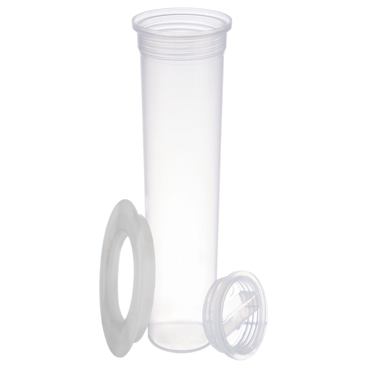 APS Eiswasserröhre, Polypropylen, passend für APS Getränkespender; 11x11x11x24 cm (LxBxØxH); transparent; rund
