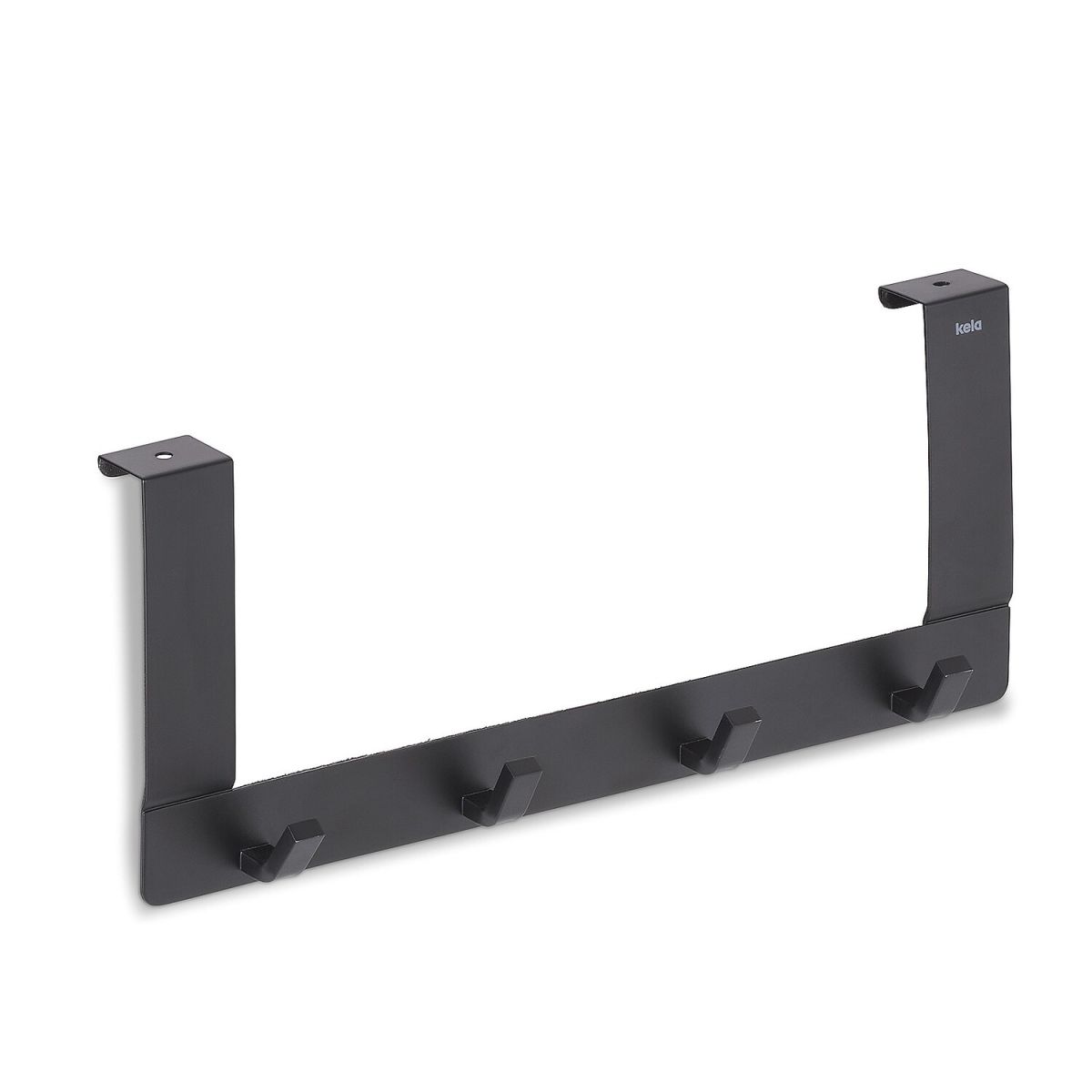 kela Türgarderobe 4 Haken Colgar Metall 13x2.5x2.5 cm (BxTxH); schwarz