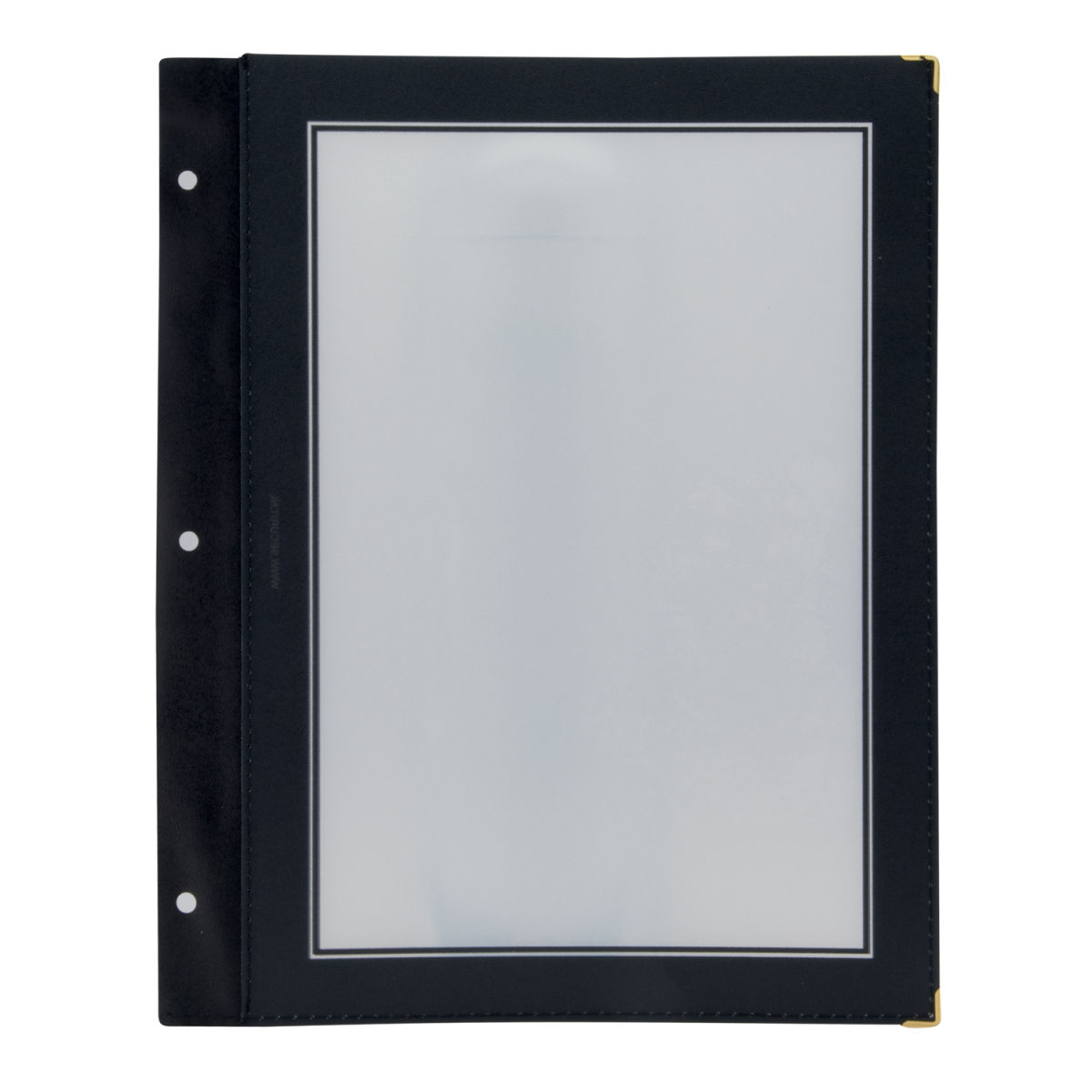 Set di 5 inserti per carte A4 Wood - Blu - 2 facciate Securit; nero