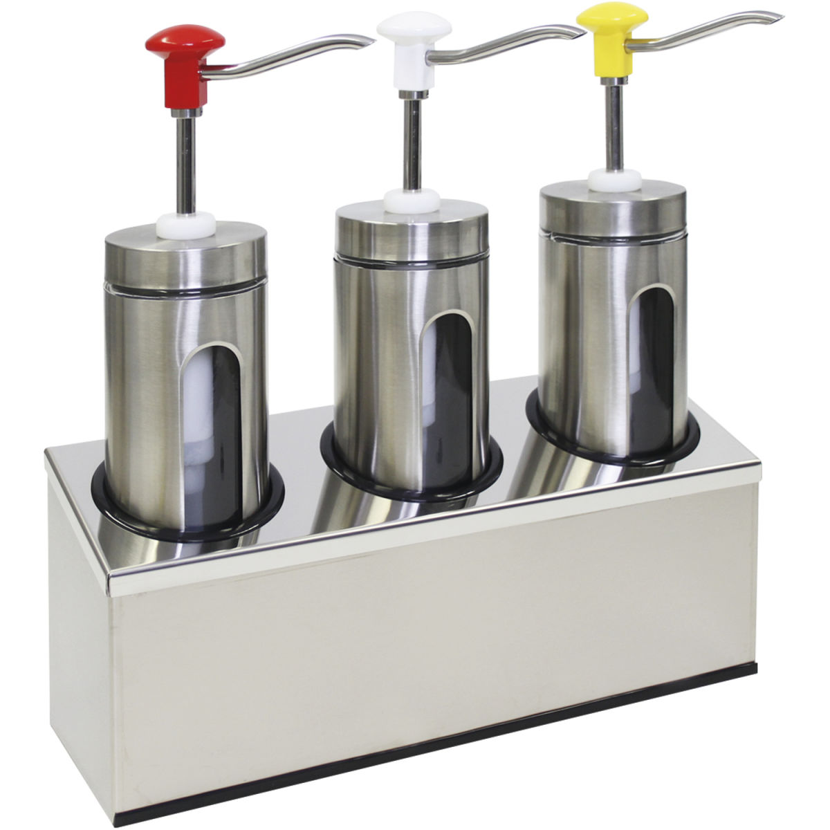 Schneider Druckknopf Dosierspender 2000 ml, 44x14x47 cm (LxBxH); edelstahl