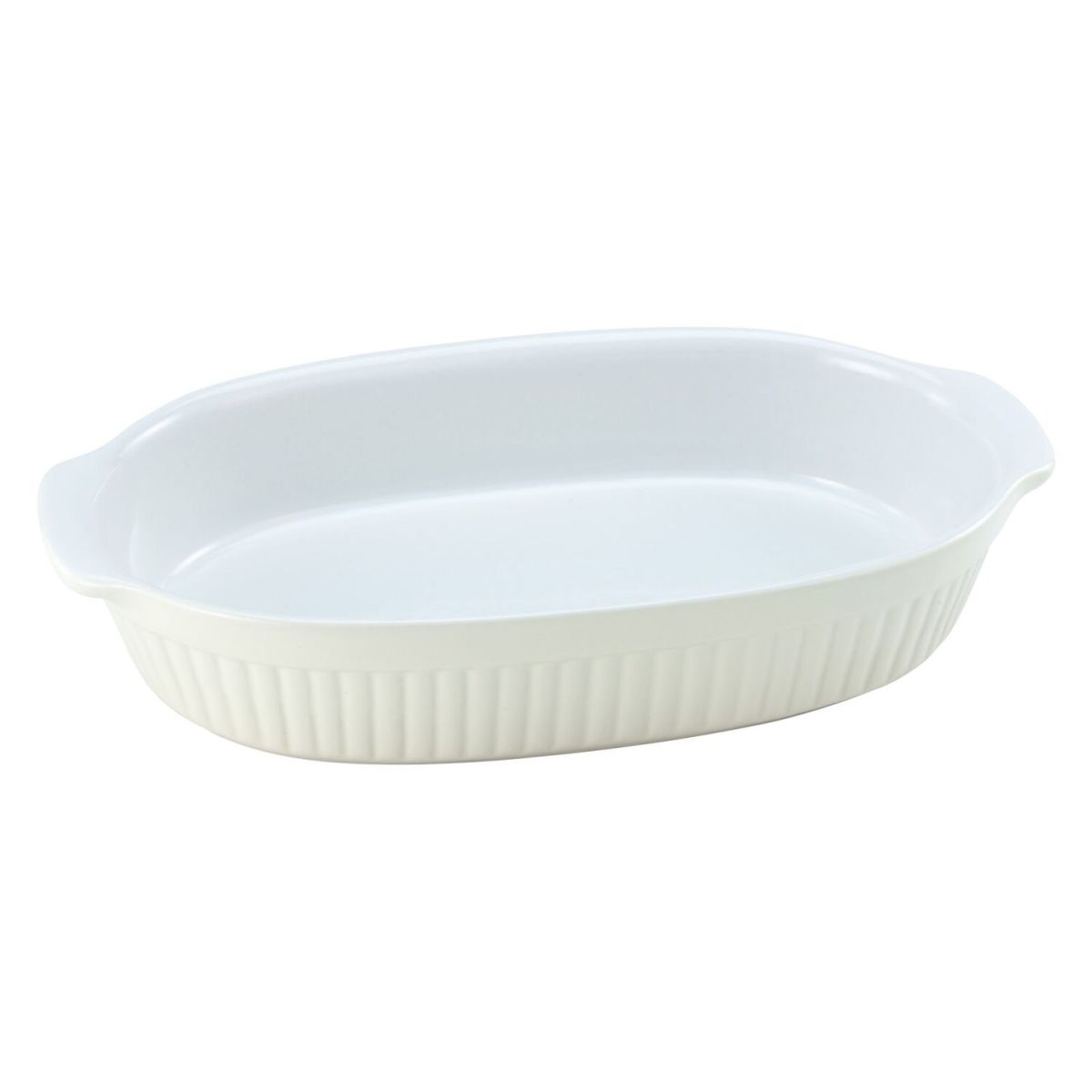 CreaTable Pastell Kitchen - Auflaufform oval 2500 ml, 33.5x18x6 cm (LxBxH); creme; oval
