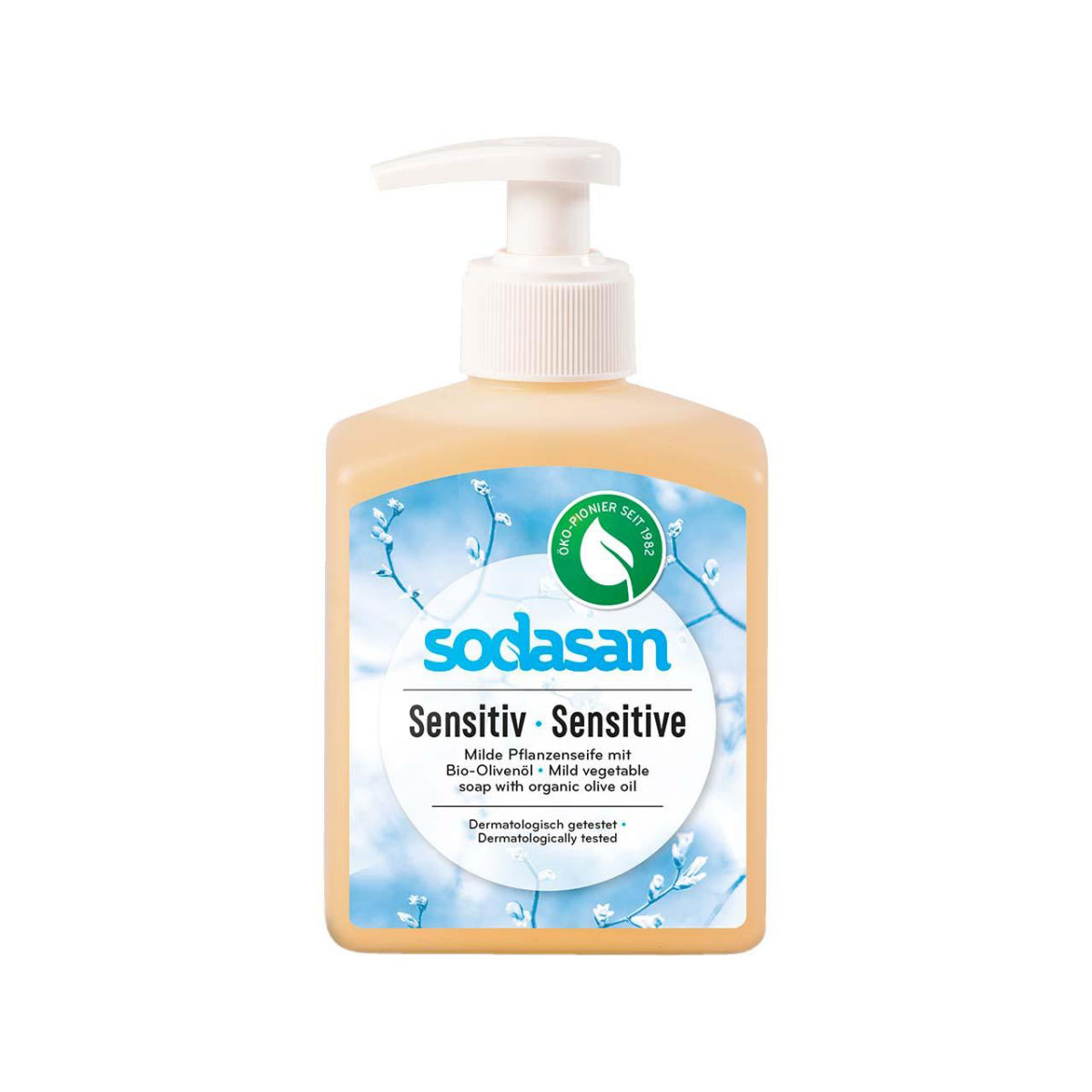 Sodasan Flüssigseife 'Sensitive', 300 ml; 300 ml, 300 ml; gelb