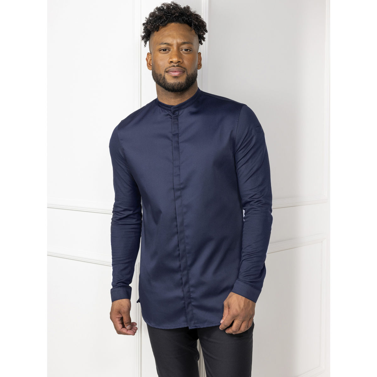 Giacca da cuoco Julien colorata Le Nouveau Chef; Taglia XS; blu scuro