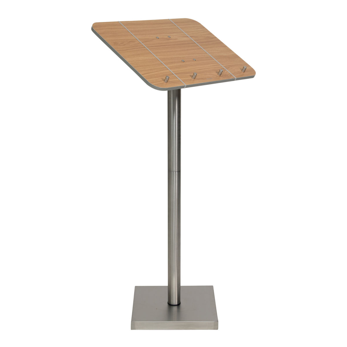 Leggio portamenu & Libro degli ospiti Menu Stand Securit; 54.2x11.4x113.7 cm (LxPxH); marrone