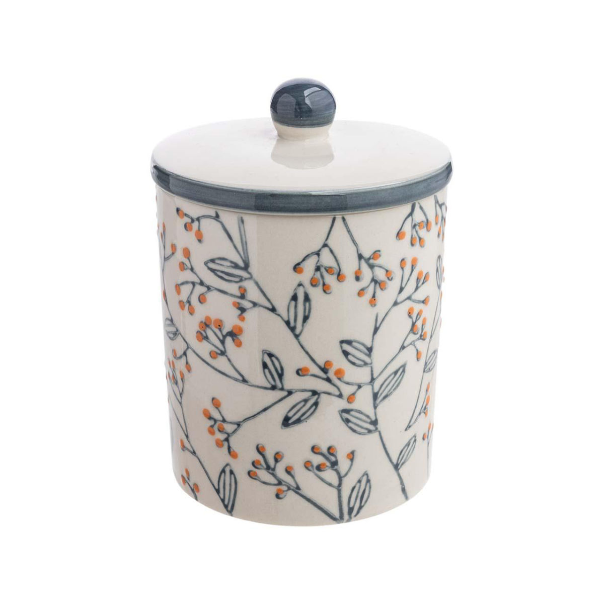tranquillo Aufbewahrungsdose 'ROMANTIC' 0.25 l, 8x12 cm (BxH); weiß/blau/orange