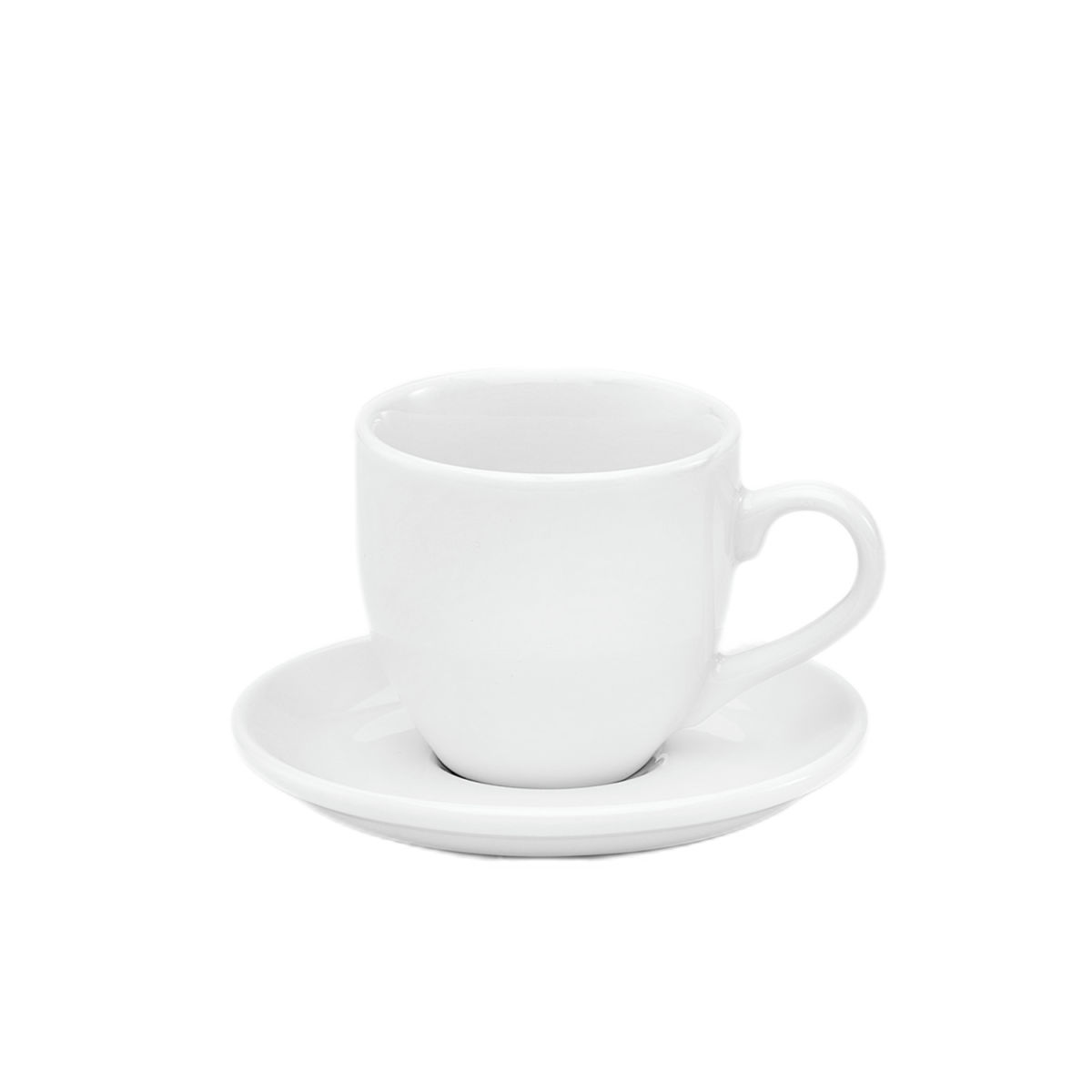 van Well Espresso-Obertasse Amerika, 0,1 ltr., van Well 100 ml, 6.5x8.7x6 cm (LxBxH); weiß; 6 Stück / Pack