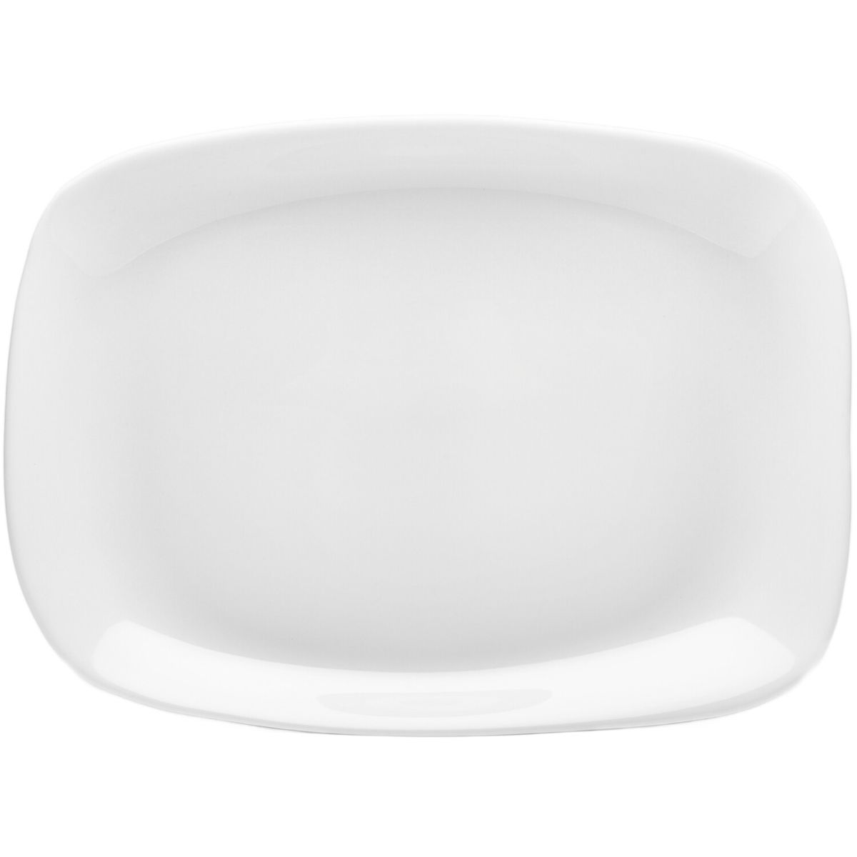 Bormioli Rocco Platte Parma rechteckig, Opal-Hartglas 25.9x34.8x12.7 cm (LxBxH); weiß; rechteckig; 12 Stück / Pack