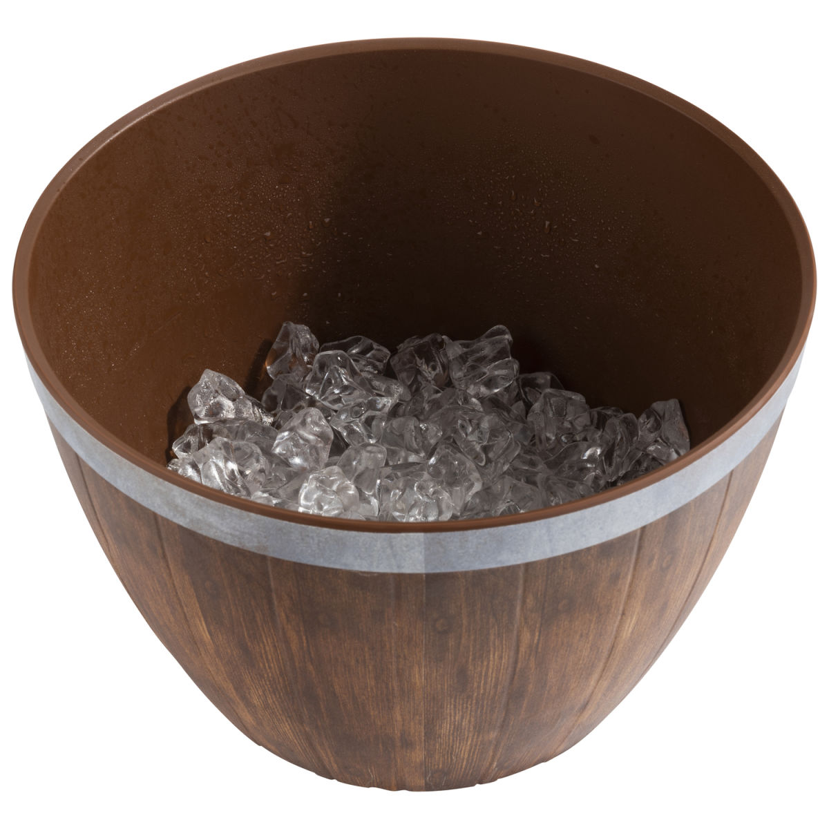 APS Schale, Melamin 4500 ml, 25x25x16 cm (LxBxH); braun