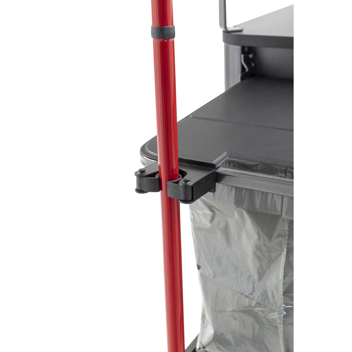 Wanzl Mopphalterung 8x8x4 cm (BxTxH); schwarz