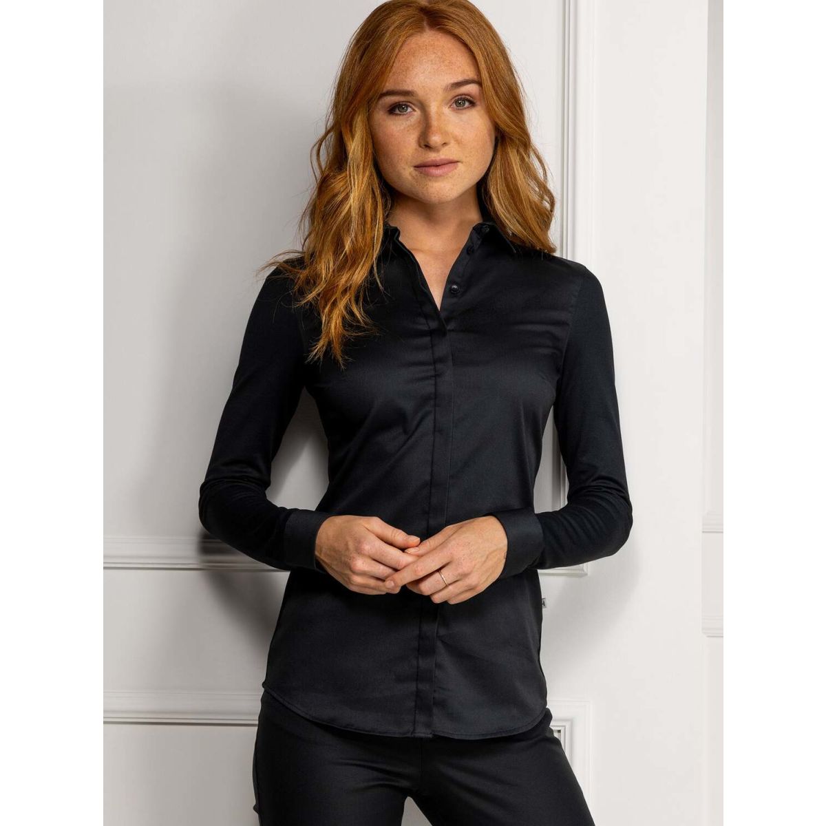 Le Nouveau Chef Bluse Demy Kleidergröße XS; schwarz