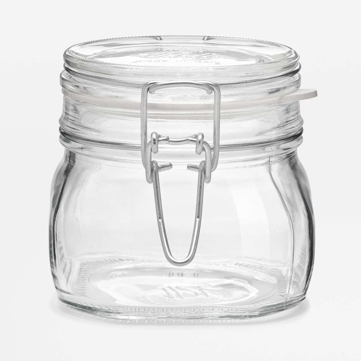 Bormioli Rocco Vorratsglas Fido 0,20 ltr. Fido Terrina 500 ml, 10.6x9.8 cm (ØxH); transparent; rund; 6 Stück / Pack