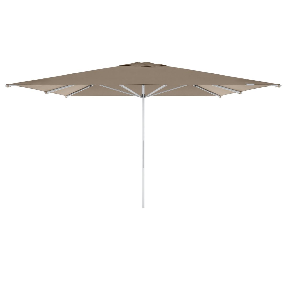 Doppler Gastro Sonnenschirm Alu Expert; 350x350x279 cm (LxBxH); greige