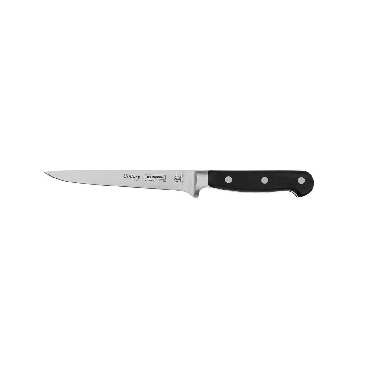 TRAMONTINA Ausbeinmesser Century Klingenlänge 15 cm, 27.8 cm (L); silber/schwarz