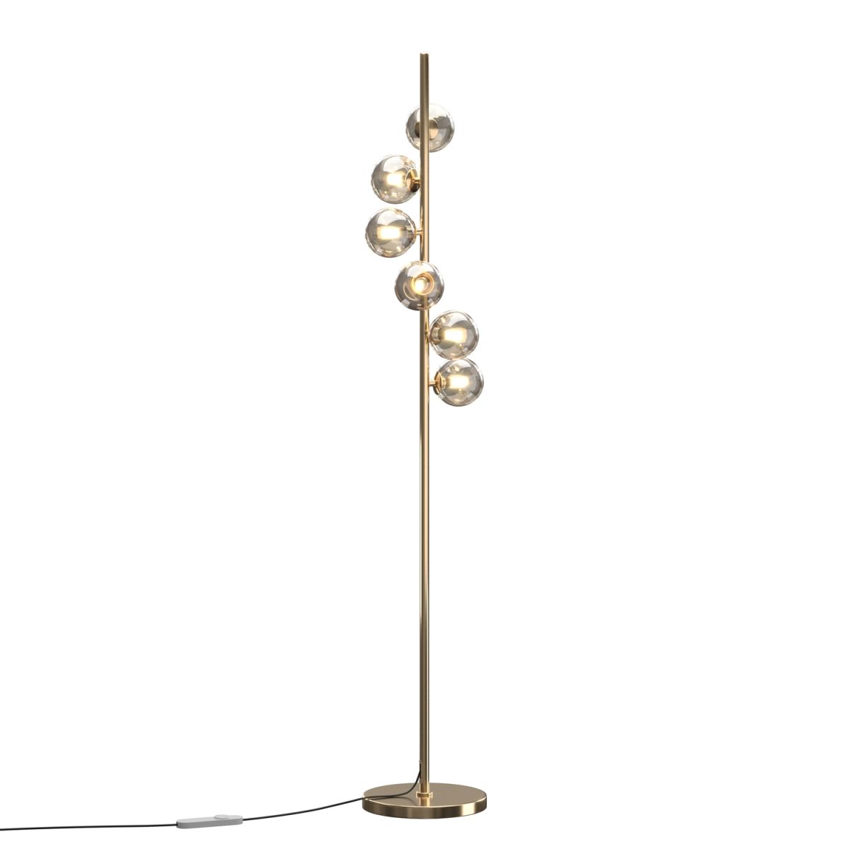 Maytoni Maytoni Stehleuchte Dallas Gold, aus Metall, 6xG9; 25x25x150x25 cm (LxBxHxØ); gold; Gestell gold