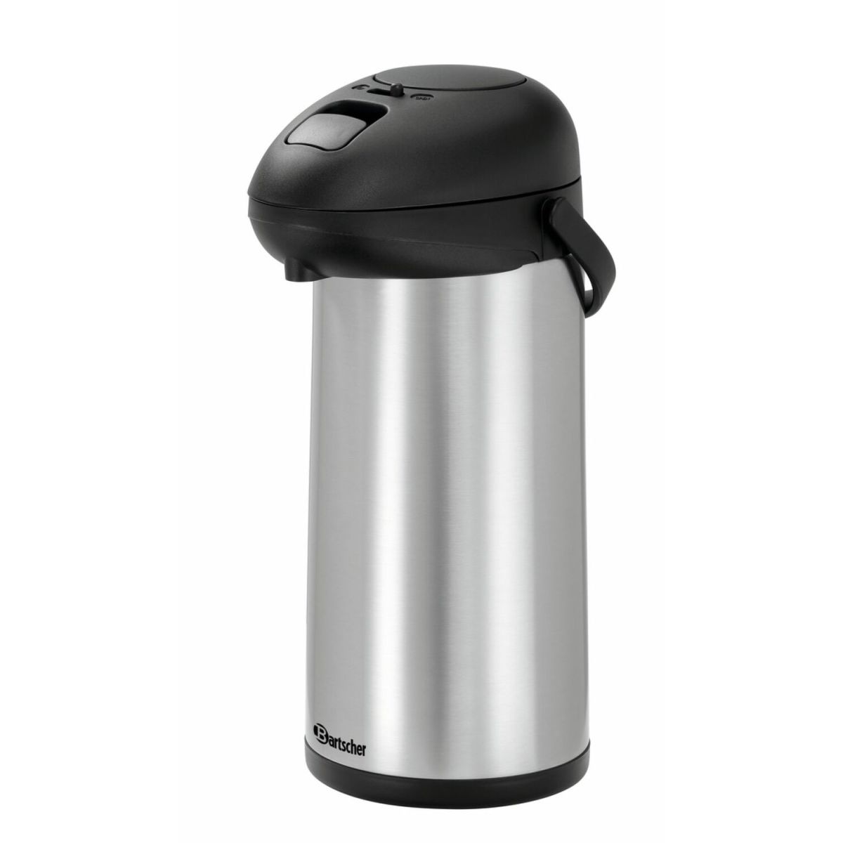 Bartscher Isolierkanne Big mit Pumpsystem 5L; 5000 ml, 17x42 cm (ØxH); schwarz meliert