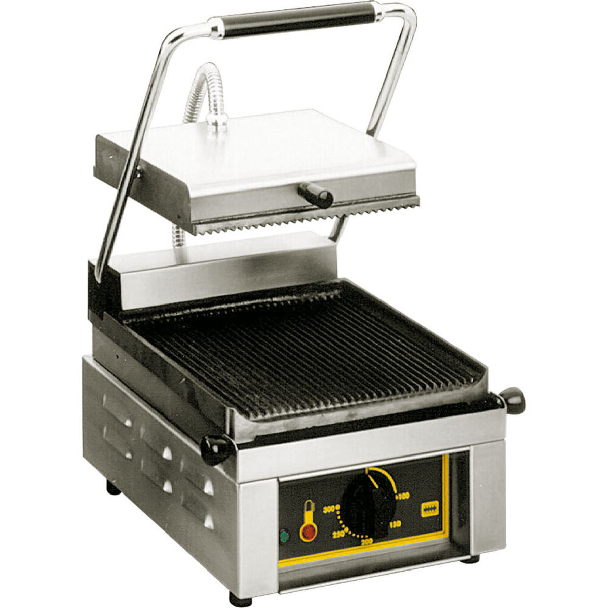 Roller Grill Kontaktgrill, 2 kW 33x38.5x22 cm (BxTxH); silber/schwarz