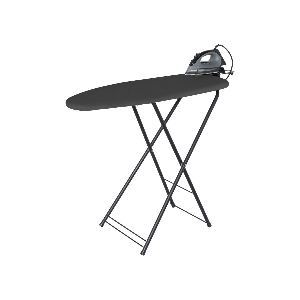 Corby Berkshire Kompakt-Bügelcenter mit 1200-W-Dampfbügeleisen 34x89.5x75.5 cm (LxBxH); grau