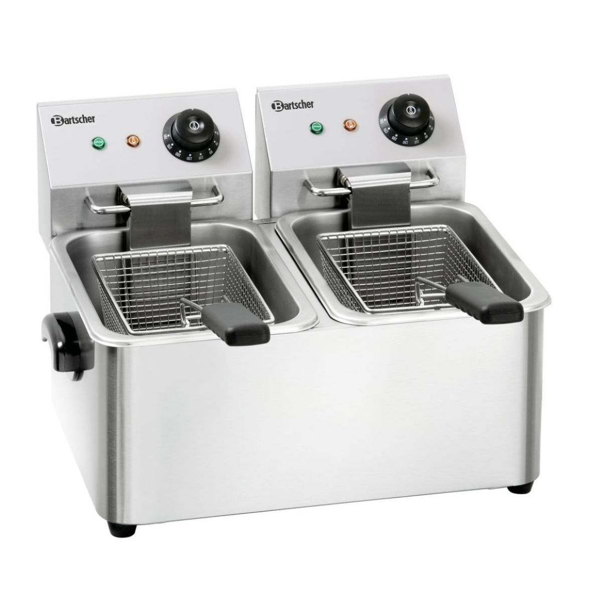 Bartscher Fritteuse SNACK II 4 l, 44.5x59x31.5 cm (BxTxH); silber