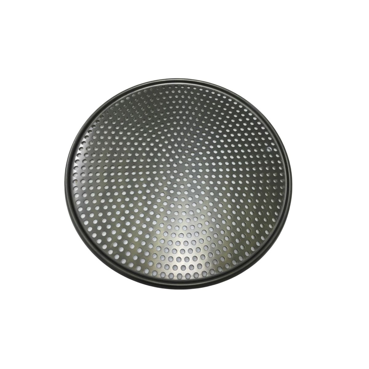 Stalgast Pizzablech, perforiert 40 cm (Ø); schwarz; rund