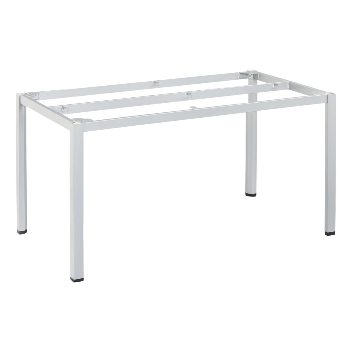KETTLER Tischgestell CUBIC 160x95x73 cm (LxBxH); Platte silber, Gestell silber; rechteckig