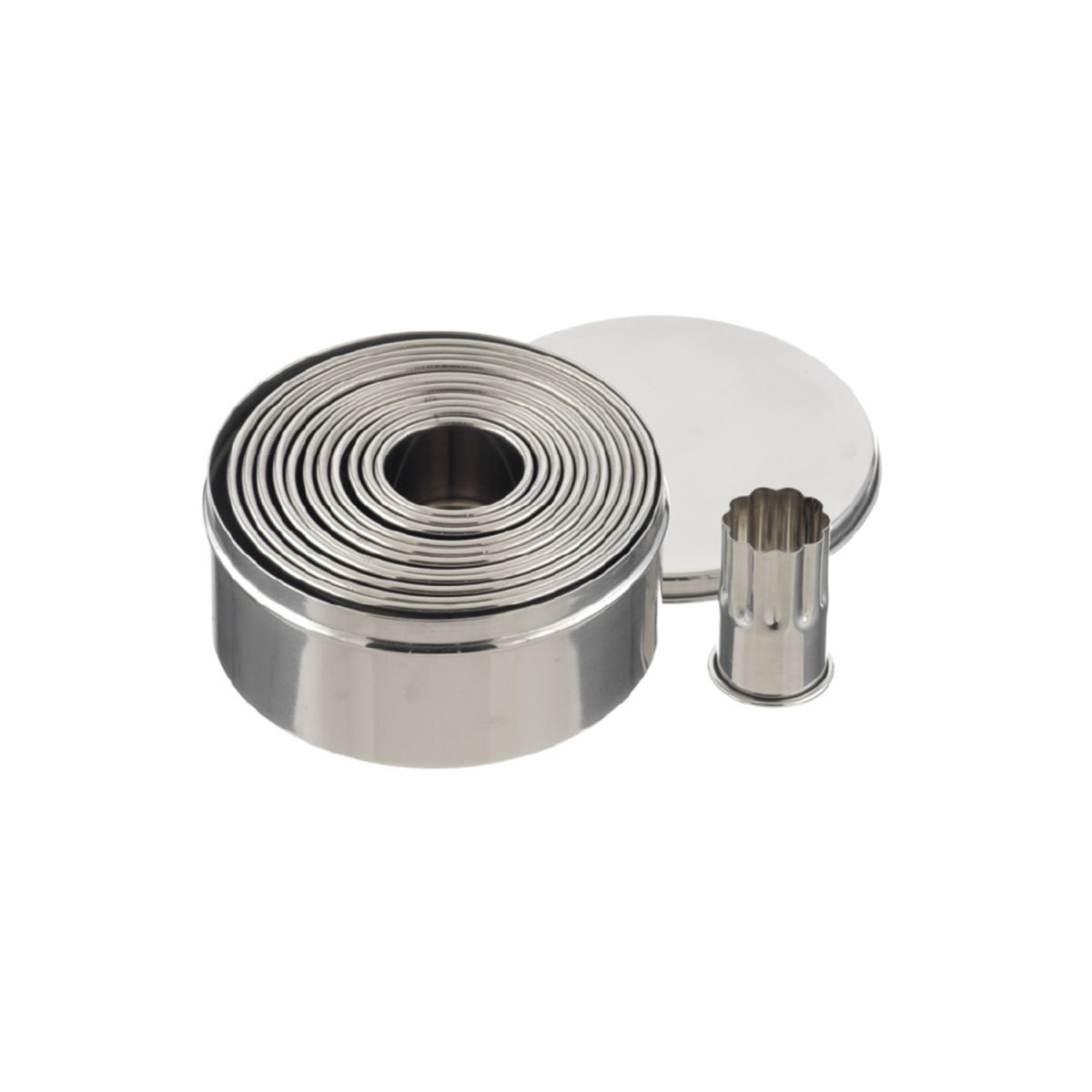 Schneider Ausstechersatz Rund 5 cm (H); edelstahl