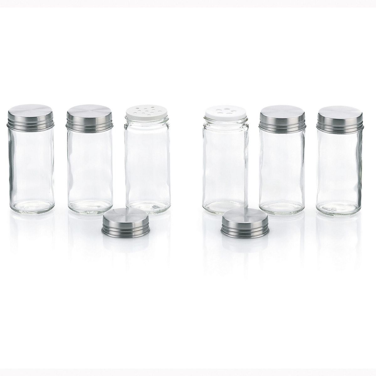 kela Gewürzgläser Fidelis Glas transparent, 6tlg. 0.07 l, 9.5 cm (H); transparent; rund