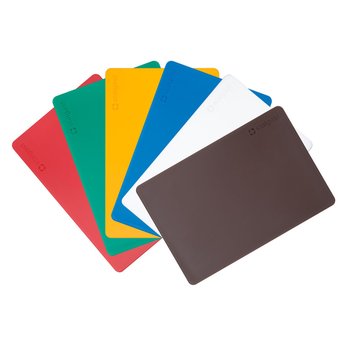 Stalgast HACCP Schneidbrettset 450x300 mm, 6-tlg. 0.3x45x1.3 cm (LxBxH); mehrfarbig
