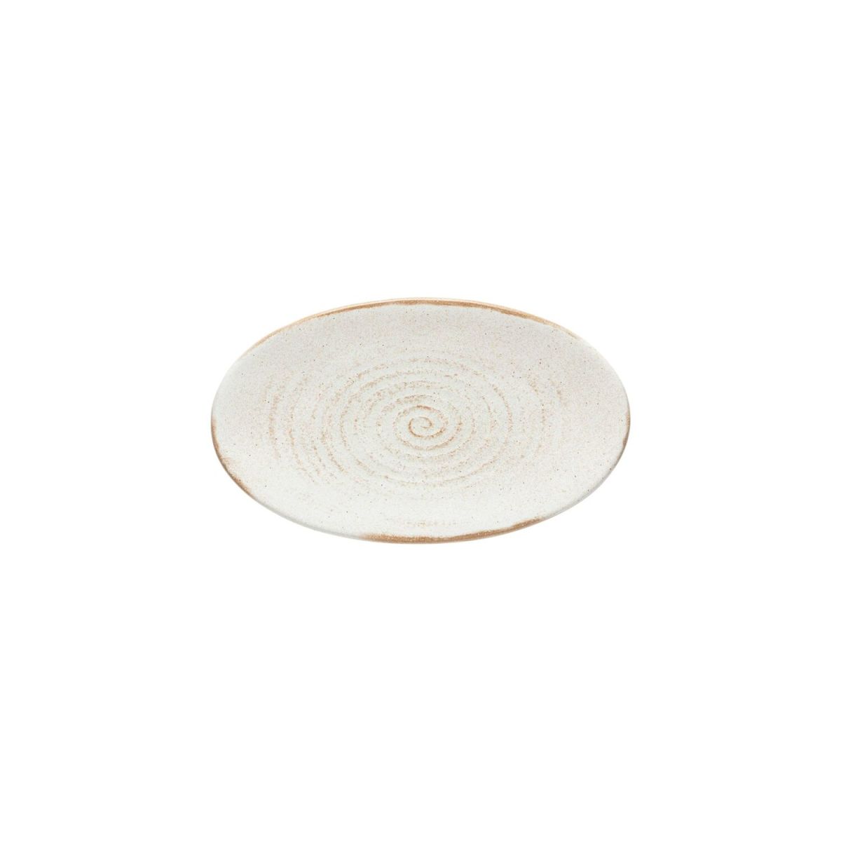 Costa Nova Ovaler Teller/Platte Vermont 21.9x12.7x1.6 cm (LxBxH); beige; oval; 12 Stück / Pack