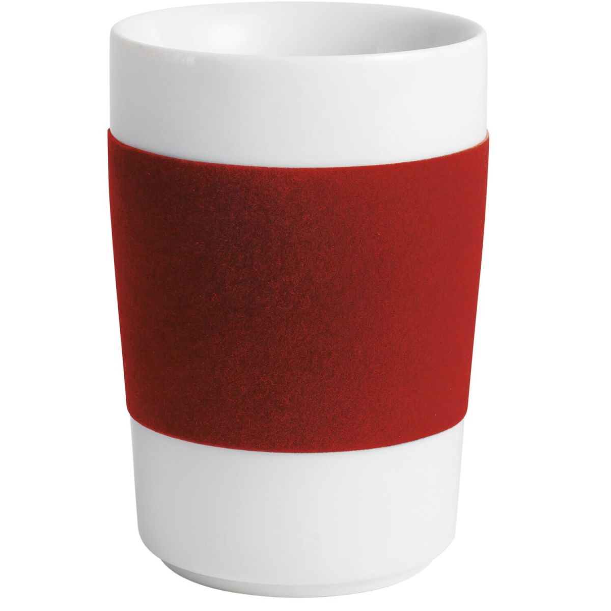 Kahla Maxi-Becher touch! 370 ml, 7.7x11.3 cm (ØxH); rot; rund