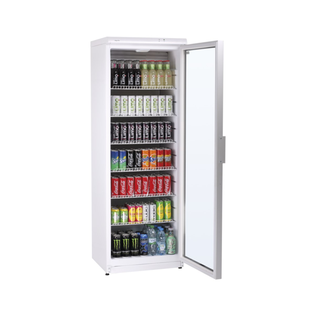 KBS Glastürkühlschrank CD 350 350 l, 60x173x60 cm (BxHxT); weiß