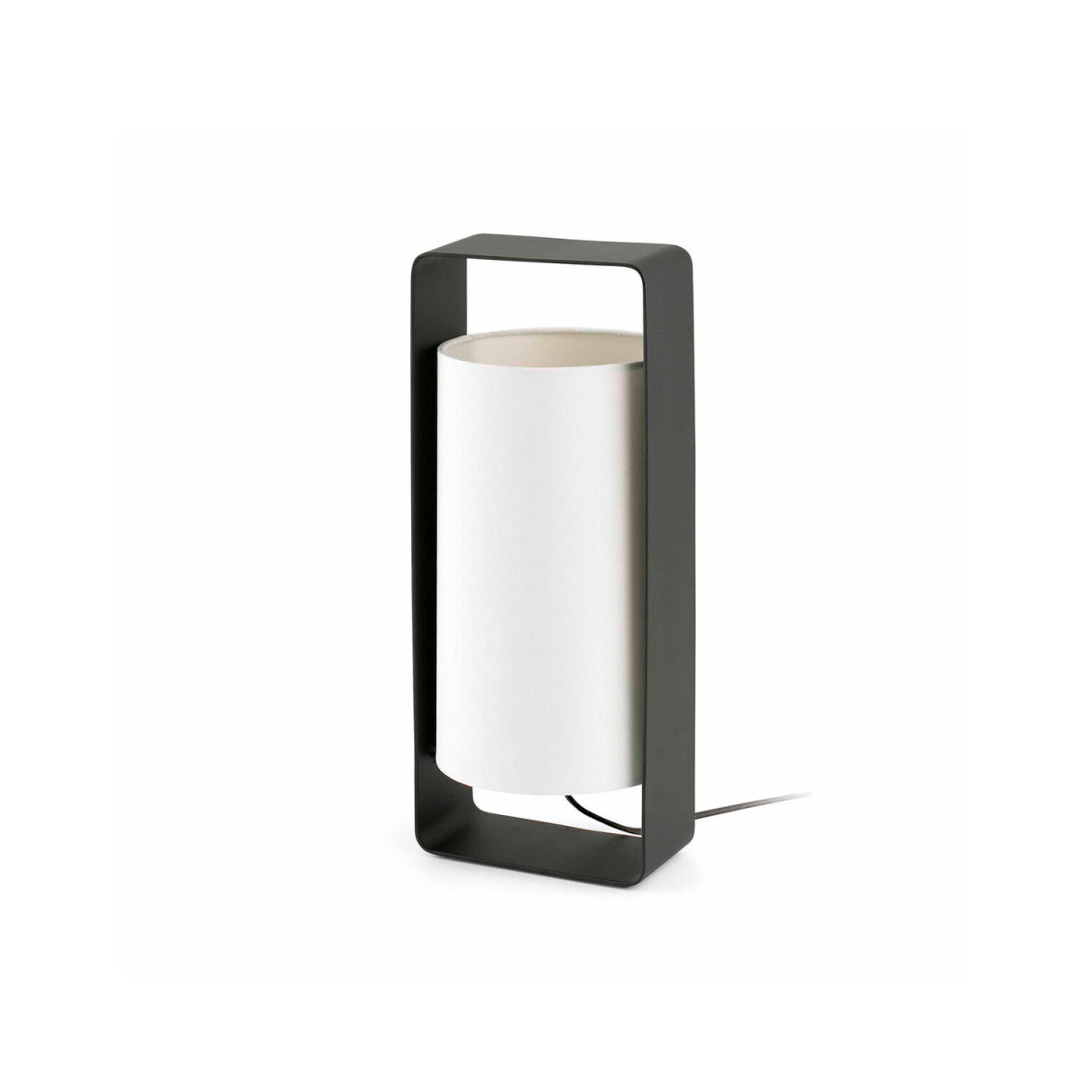 FARO Barcelona LULA M Tischleuchte schwarz und weiß 40 cm (H); schwarz