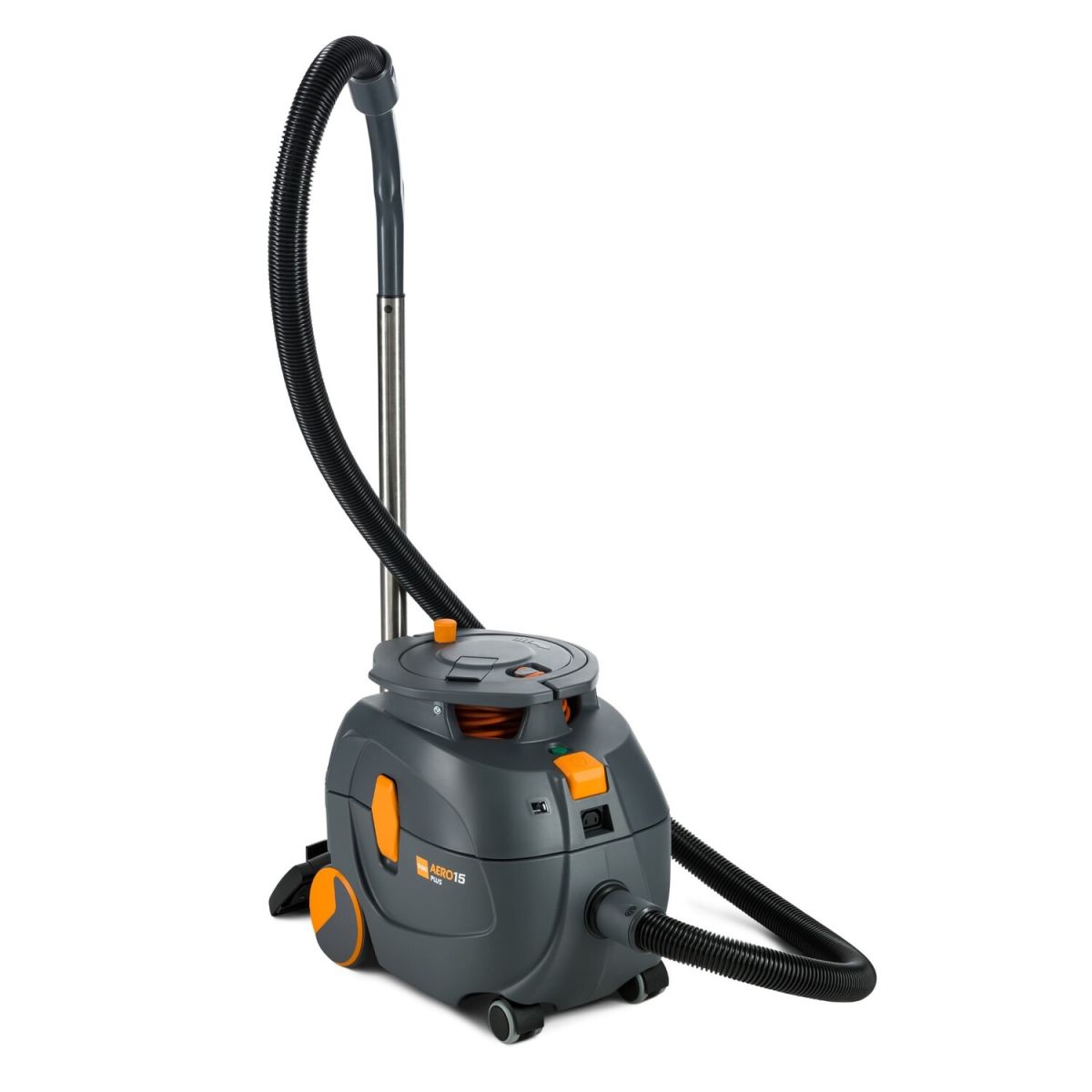 Diversey TASKI AERO 15 PLUS, Höchste Effizienz mit geringsten Geräuschemissionen, der Kesselsauger von TASKI orange/grau