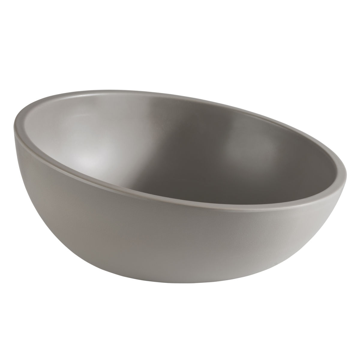 APS Schale ELEMENT LOOK, Melamin; 1450 ml, 26x26x26x12.5 cm (LxBxØxH); grau; rund