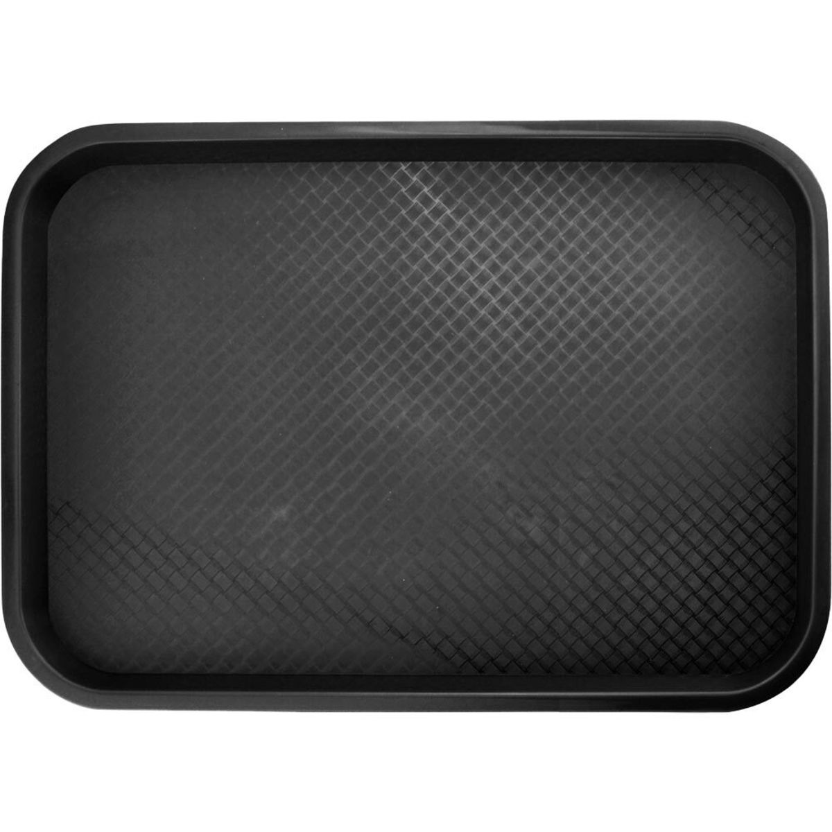 Stalgast Fast Food Tablett 35x25 cm (LxB); schwarz; rechteckig