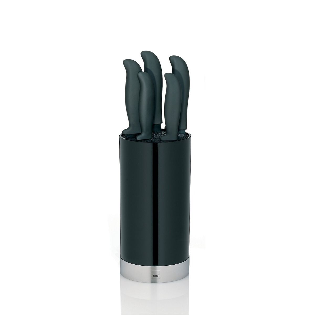 kela Messerblock Acida PP-Kunststoff 11x34.5 cm (ØxH); schwarz; rund