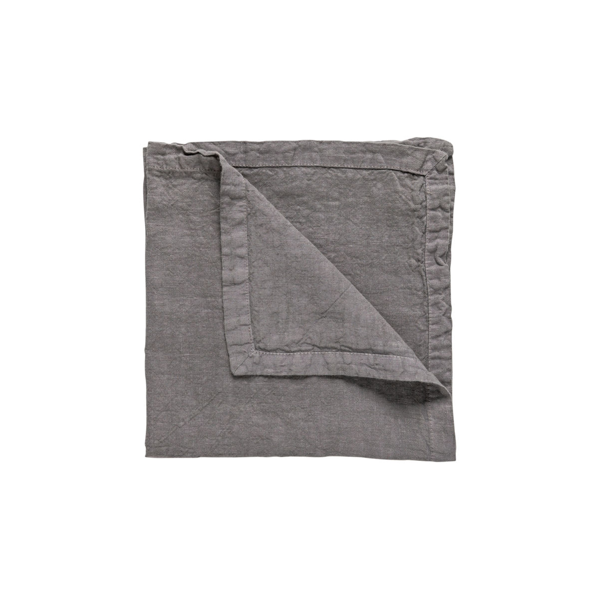 Costa Nova Serviette 100 % Leinen Ajour. Maria 47x47 cm (BxL); grau; 8 Stück / Pack