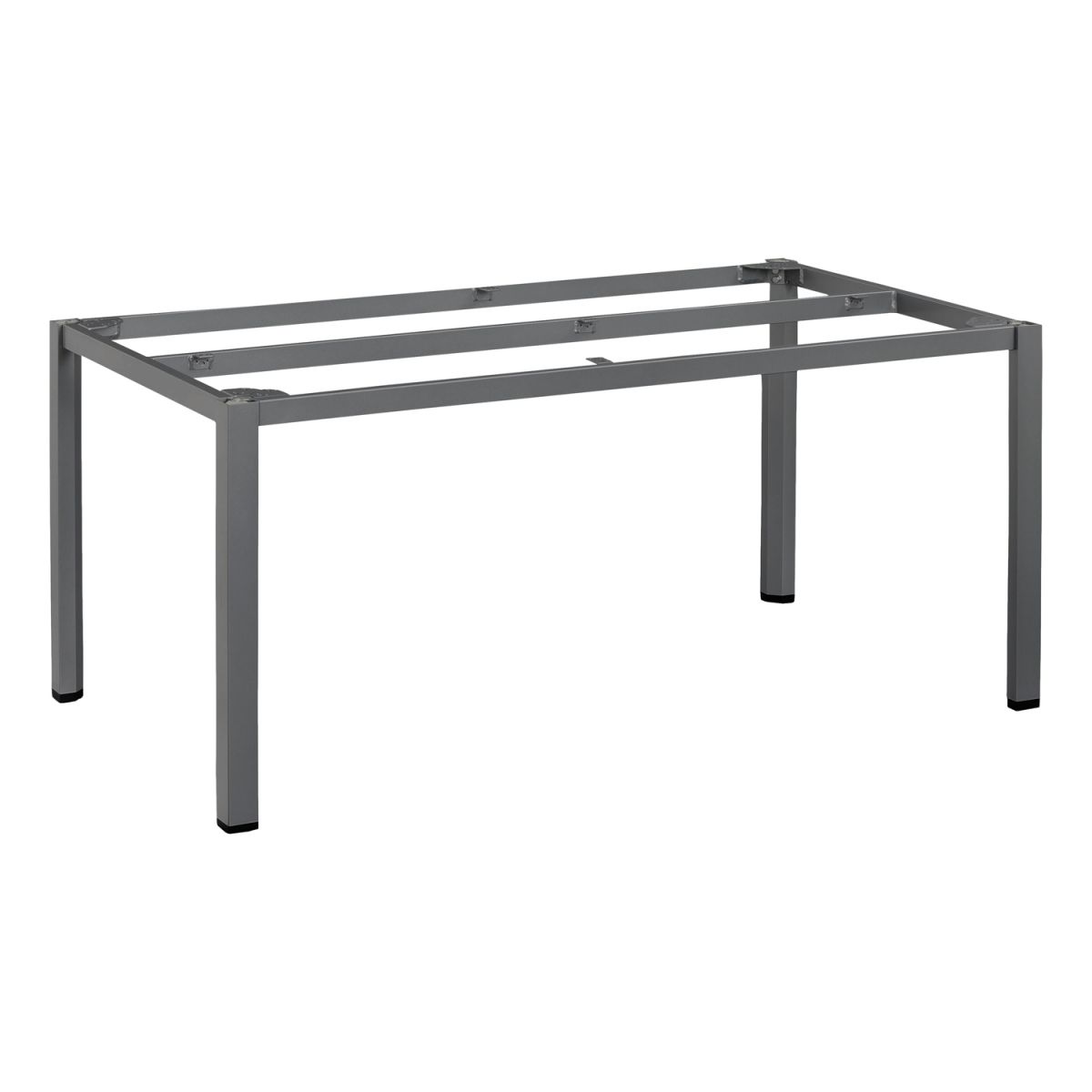 KETTLER Tischgestell CUBIC 160x95x73 cm (LxBxH); Platte anthrazit, Gestell anthrazit; rechteckig