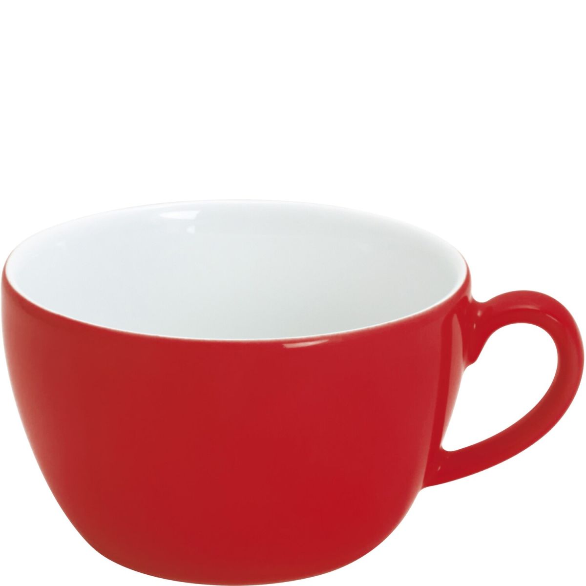 Kahla Cappuccino-Obertasse Pronto Colore 250 ml, 9.5x5.9 cm (ØxH); rot; rund; 6 Stück / Pack