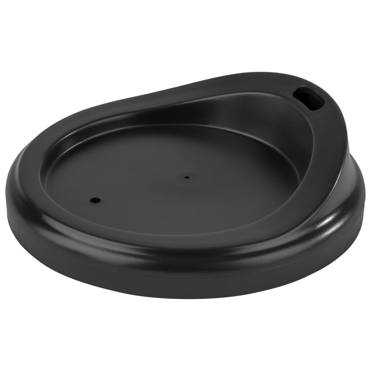 APS Deckel zu Mehrwegbecher TO GO 8.5x8.5x2.5 cm (LxBxH); schwarz