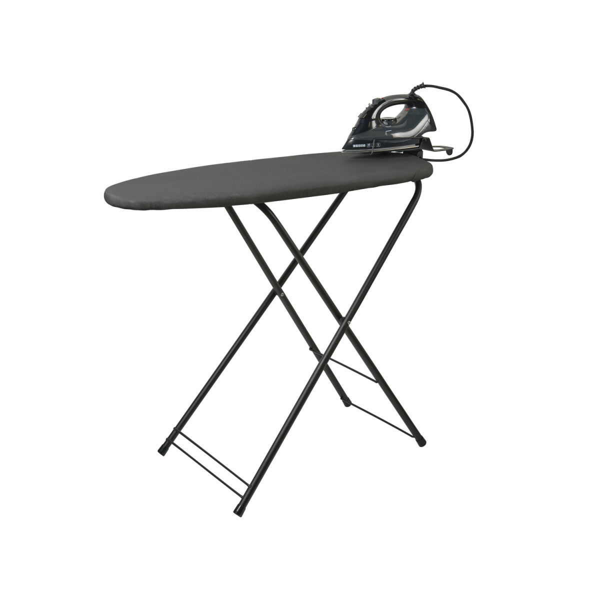 Asse di stiro Corby Berkshire con ferro da stiro a vapore 2000W - Spina EU CORBY; 34x89.5x75.5 cm (LxLxH); grigio