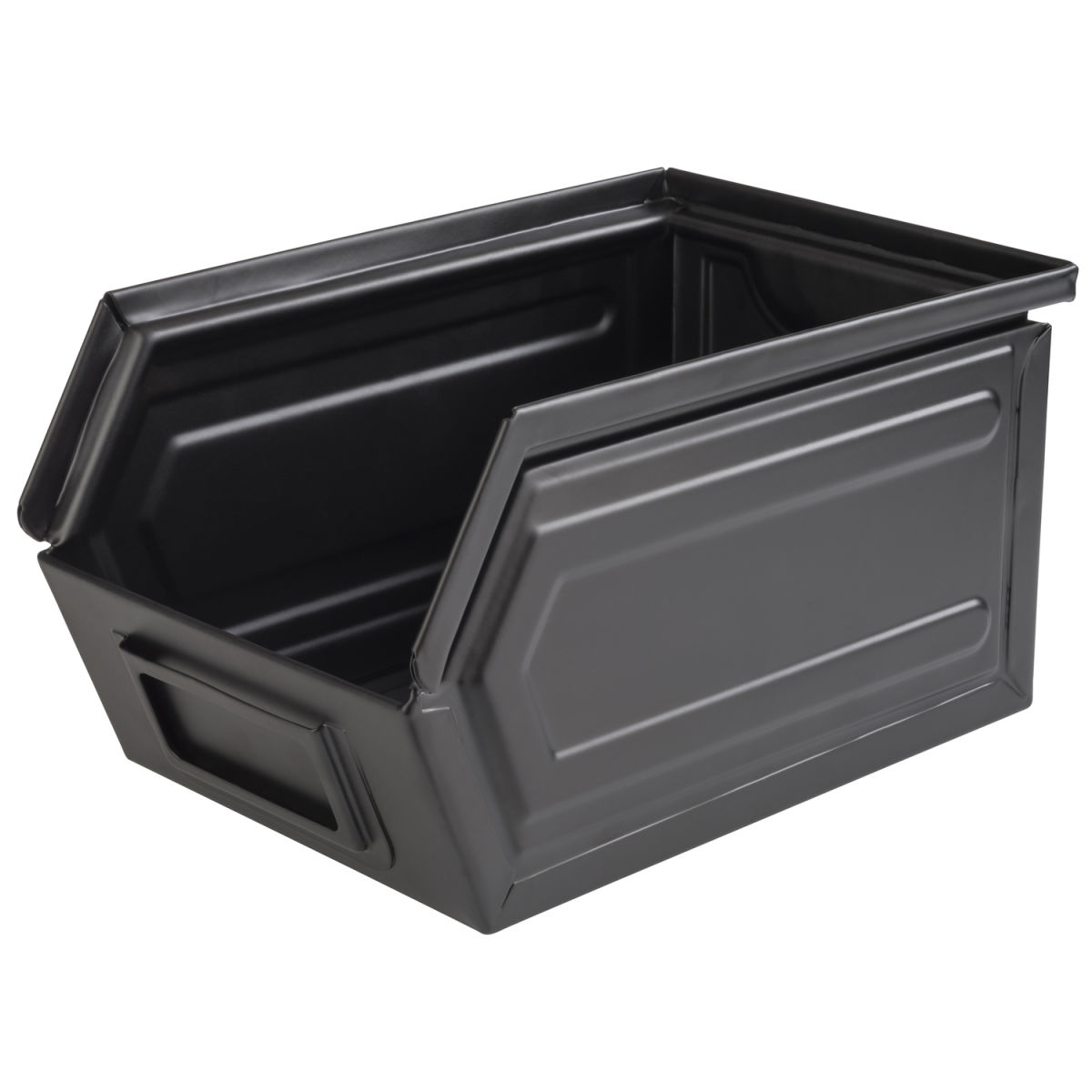 APS Snackbox INDUSTRIAL, Metall 500 ml, 23x15.5x13 cm (LxBxH); schwarz; rechteckig