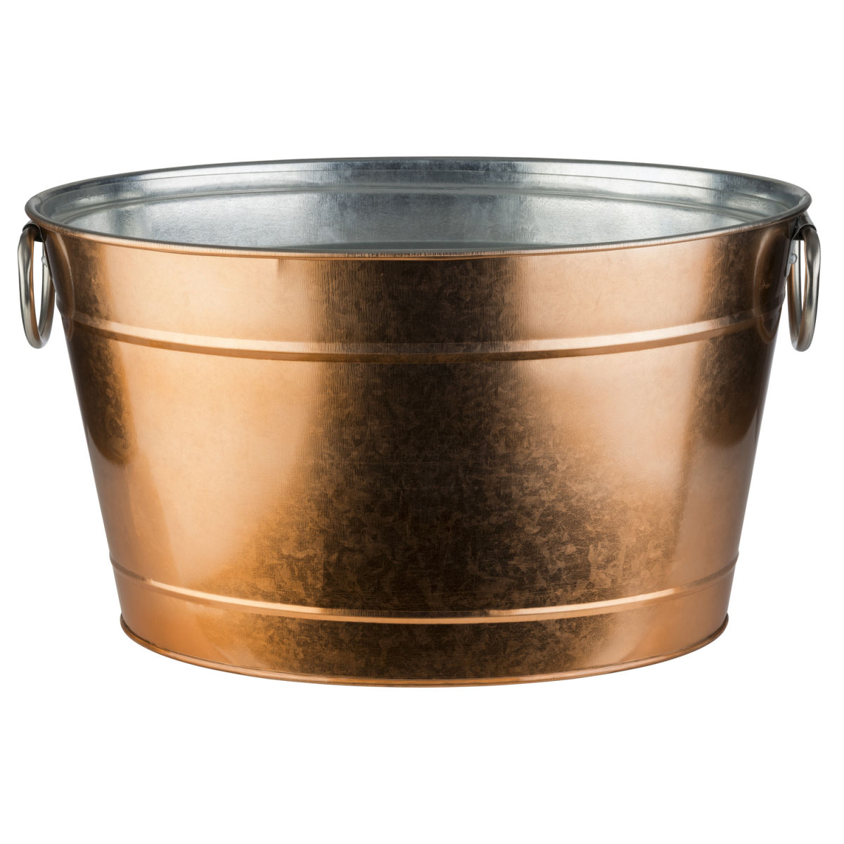 APS Getränkewanne TIN, Metall verzinkt, mit Kunststoffeinsatz (PVC); 11000 ml, 40x28x22 cm (LxBxH); kupfer