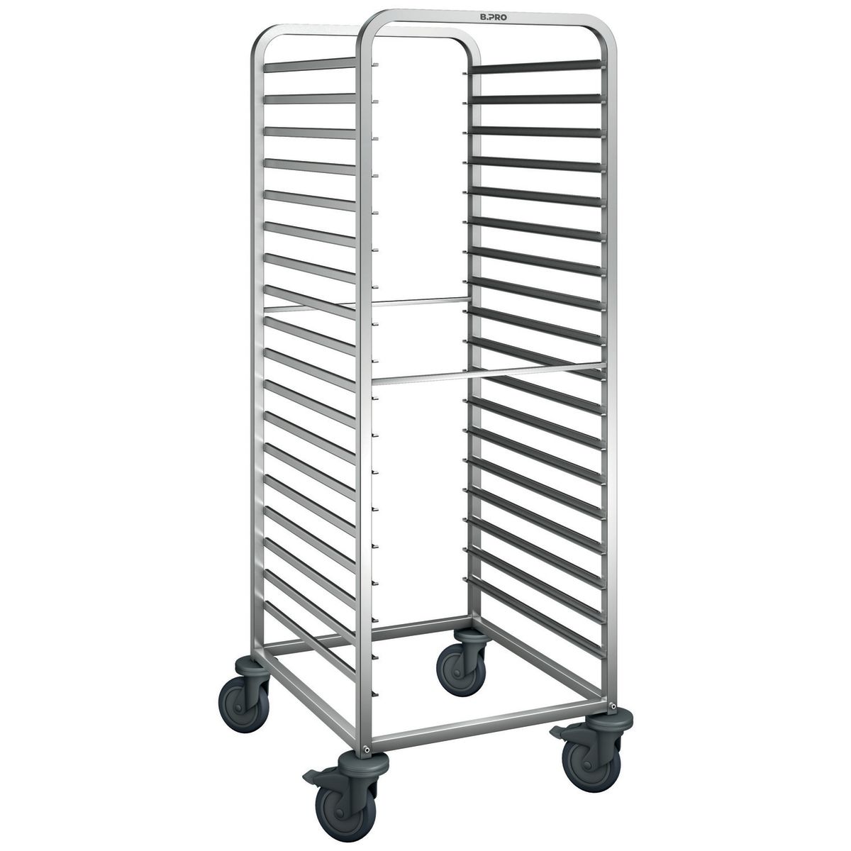 B.PRO Regalwagen RWR 161 73.3x66.2x164.5 cm (BxTxH); grau