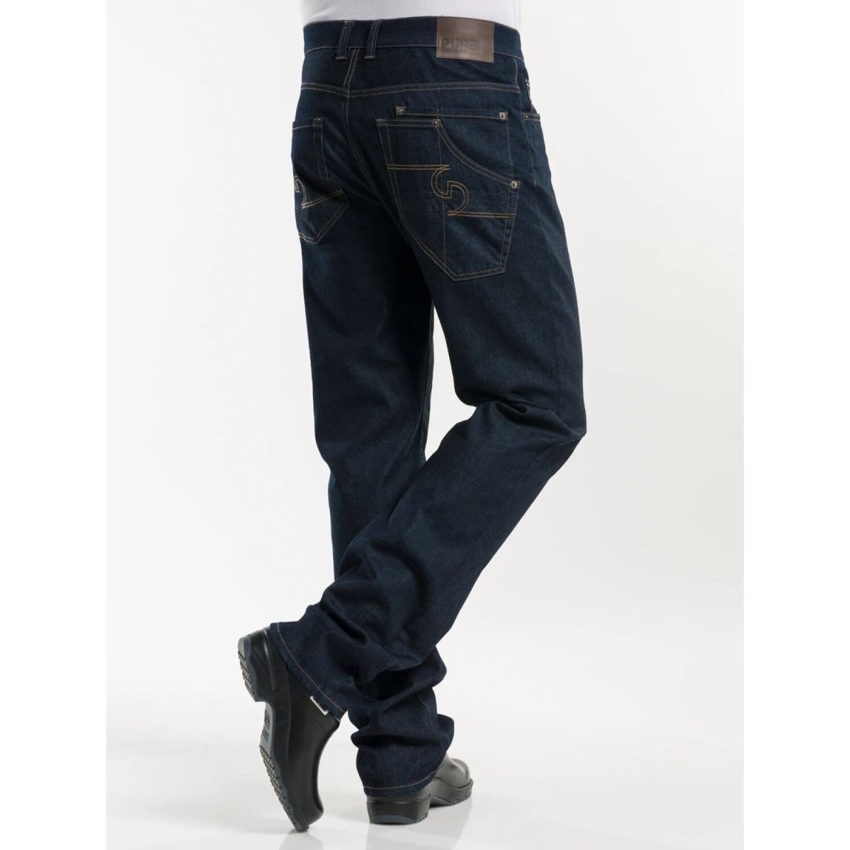 Chaud Devant Kochhose Jeans Blue Denim Stretch; Kleidergröße 56; dunkelblau