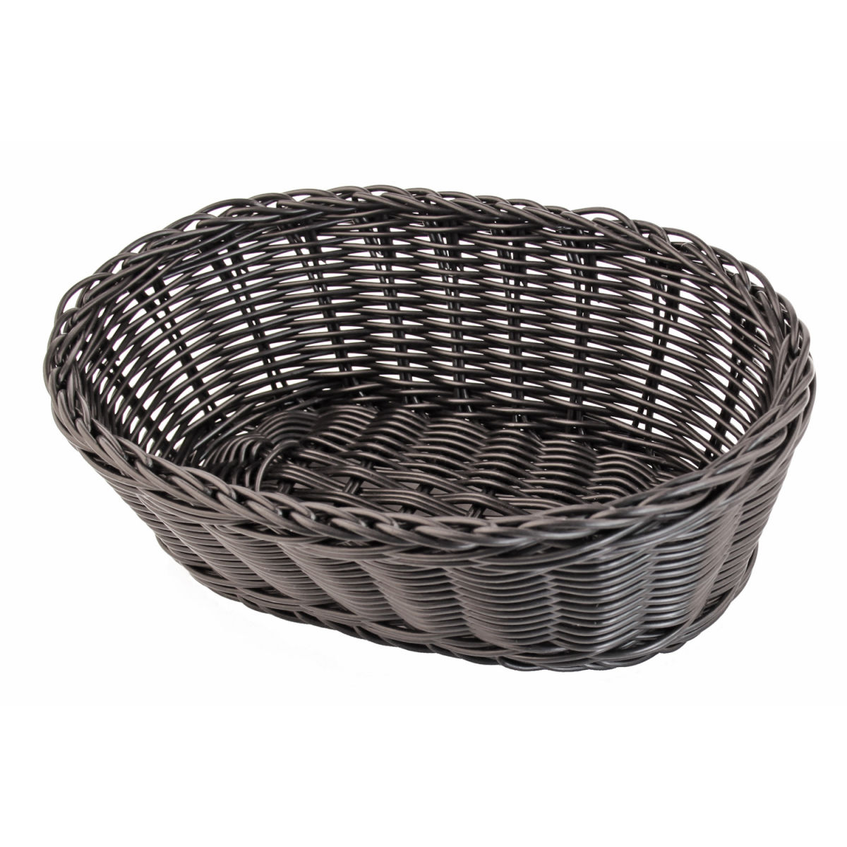 Stalgast Brotkorb oval, 225x180 mm (BxT) 25.5x8 cm (BxH); schwarz; oval