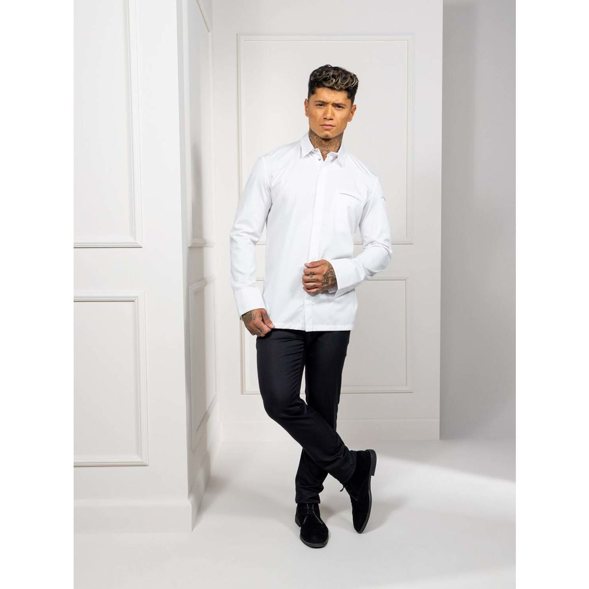 Le Nouveau Chef Kochjacke Angelo Kleidergröße 5XL; weiß
